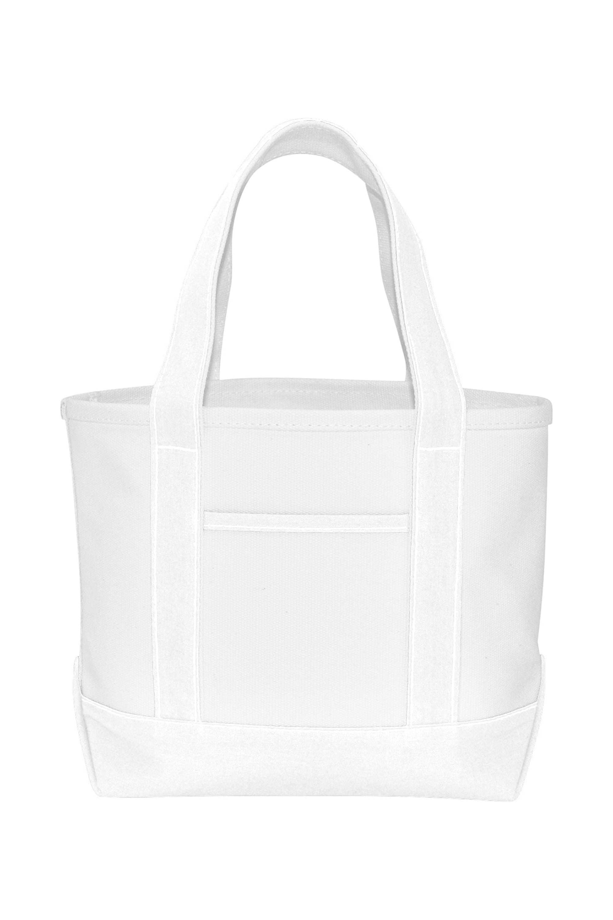 Small Canvas Tote - White