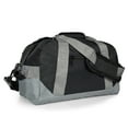thumbnail image 1 of DALIX 14" Small Duffel Bag with Shoulder Strap, Black/Gray, 1 of 6