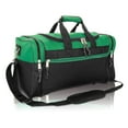 thumbnail image 1 of DALIX 17" Blank Duffel Bag Duffle Travel Size Sports Durable Gym Bag in Dark Green, 1 of 5