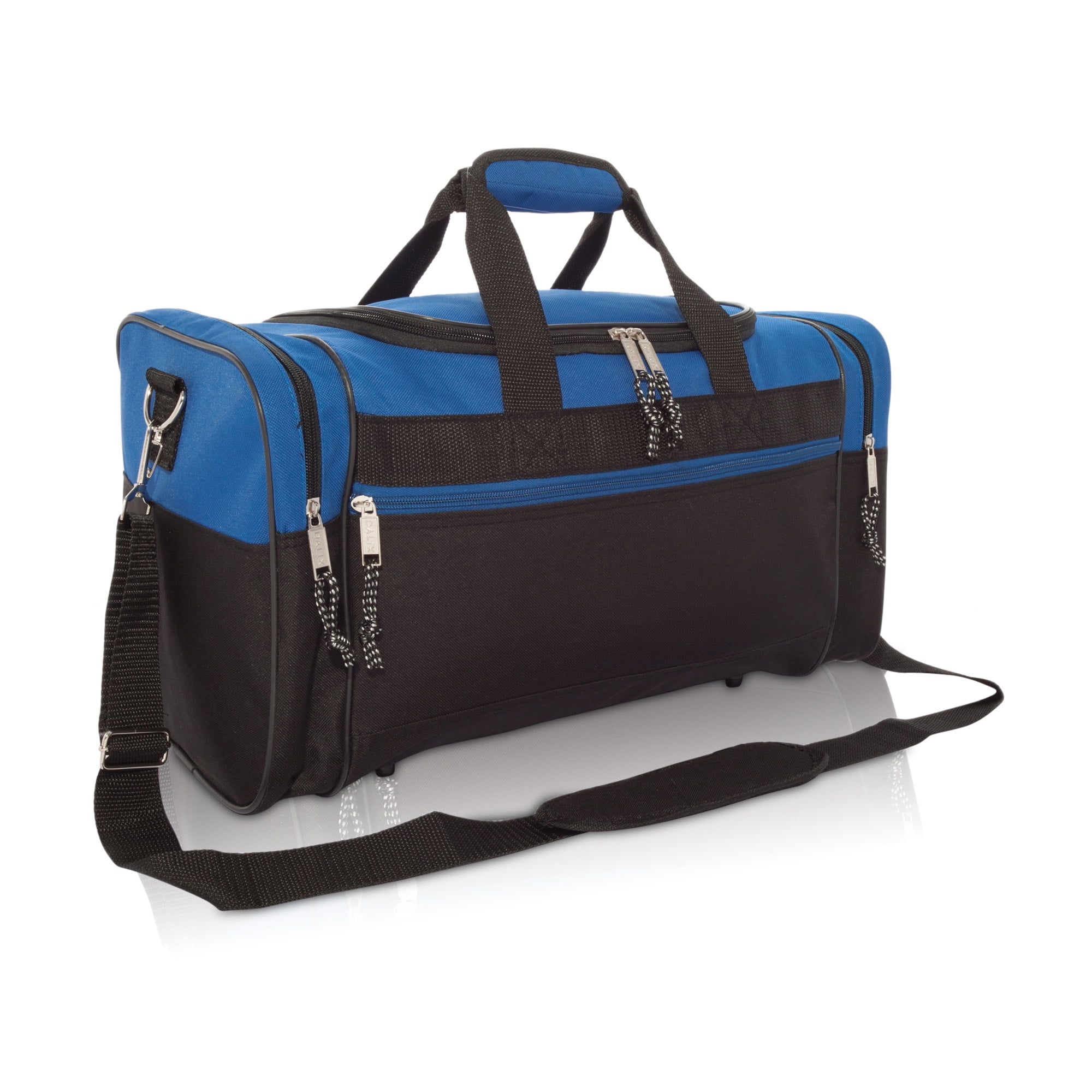 DALIX 17 Blank Duffel Bag Duffle Travel Size Sports Durable Gym