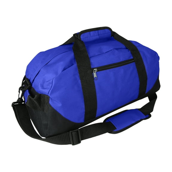 DALIX 18" Travel Duffel Bag with Shoulder Strap, Blue
