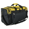 thumbnail image 1 of DALIX 20 in Sports Duffle Bag with Water Bottle Mesh Pockets, Gold, 1 of 3