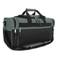 thumbnail image 1 of DALIX 21" Blank Sports Duffle Bag Gym Bag Travel Duffel with Adjustable Strap in Gray, 1 of 7