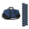 thumbnail image 1 of DALIX 21" Large Duffle Bag with Adjustable Strap in Navy Blue 24 Pack, 1 of 7