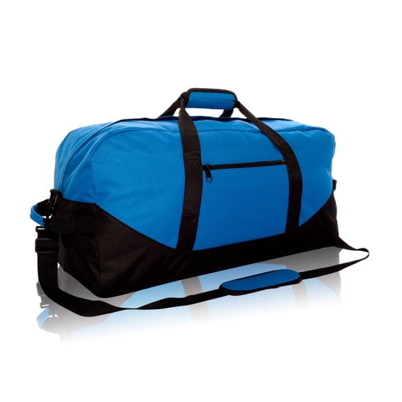 DALIX 24" Big Adventure Large Gym Sports Duffle Bag in Royal Blue