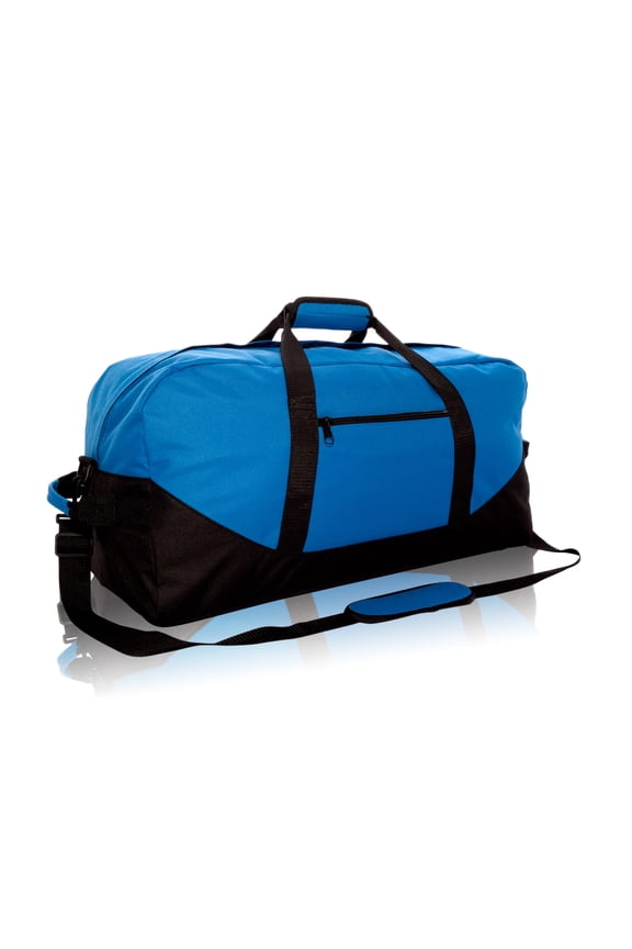 24" Big Adventure Large Gym Sports Duffle Bag in Royal Blue