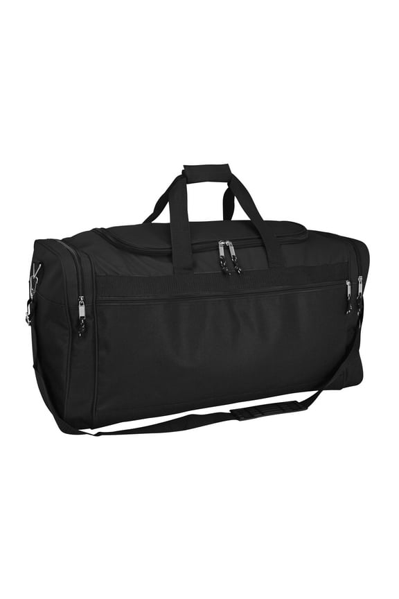 25" Extra Large Vacation Travel Duffle Bag in Black