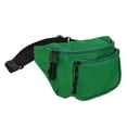thumbnail image 1 of DALIX Adjustable Waist Strap Unisex Fanny Pack, Polyester, Green, 1 of 5
