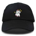 thumbnail image 1 of DALIX Adorable Unicorn Bunny Hat Womens Embroidered Baseball Cap in Black, 1 of 6