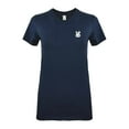 thumbnail image 1 of DALIX Animals Cute Bunny T-Shirt Women's Embroidered Shirt Large Navy Blue, 1 of 6