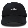 thumbnail image 1 of DALIX Artist Expression Baseball Cap Mens Womens Embroidered Hat in Black, 1 of 7
