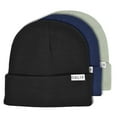 thumbnail image 1 of DALIX Assorted 1 Adult 12" Cuff Beanie Cap 3 Pack, 1 of 3