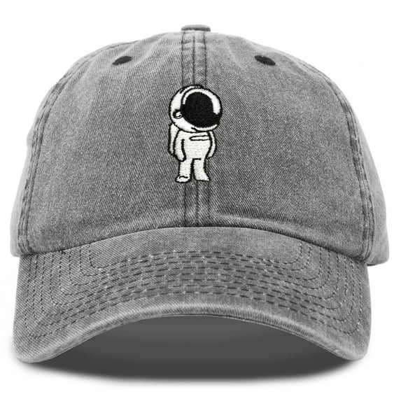DALIX Astronaut Hat Galaxy Spaceman Baseball Caps for Men Women in Black Vintage