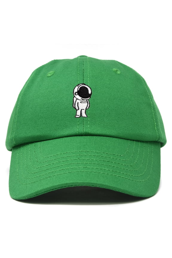 Astronaut Hat Galaxy Spaceman Baseball Caps for Men Women in Kelly Green
