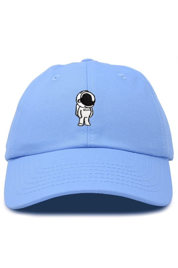 Astronaut Hat Galaxy Spaceman Baseball Caps for Men Women in Light Blue