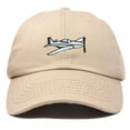 thumbnail image 1 of DALIX Aviator Airplane Ball Cap Embroidered Hat in Khaki, 1 of 6