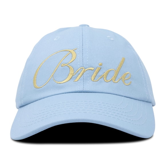 DALIX Bachelorette Party Hats Bride Squad Dad Caps Wedding Bridal Shower Light Blue