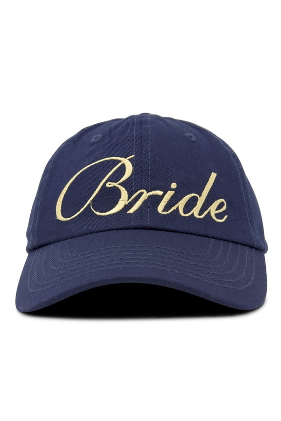 Bachelorette Party Hats Bride Squad Dad Caps Wedding Bridal Shower Navy Blue