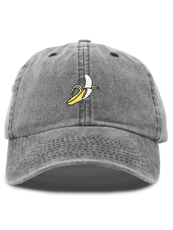 Banana Hat Novelty Peel Baseball Dad Cap Gifts for Men Women in Black Vintage
