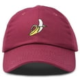 thumbnail image 1 of DALIX Banana Hat Novelty Peel Baseball Dad Cap Gifts for Men Women in Maroon, 1 of 5