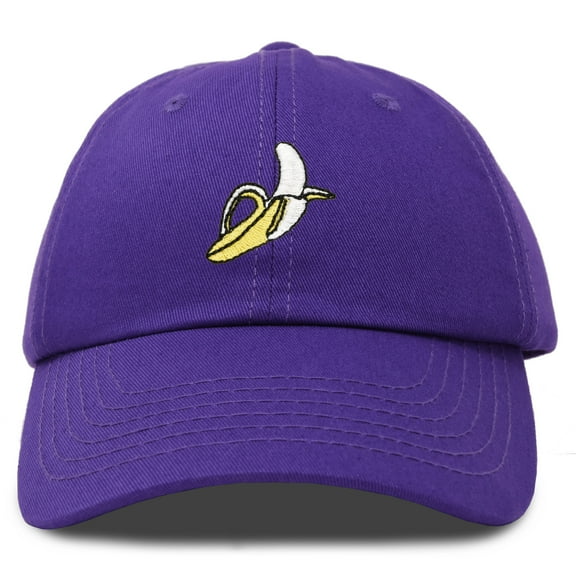DALIX Banana Hat Novelty Peel Baseball Dad Cap Gifts for Men Women in Purple