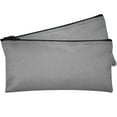 thumbnail image 1 of DALIX Bank Bags Money Pouch Checks Cash Utility Keys in Gray (2 Pack Quantity), 1 of 5