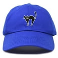 thumbnail image 1 of DALIX Black Cat Hat Womens Halloween Baseball Cap in Royal Blue, 1 of 6