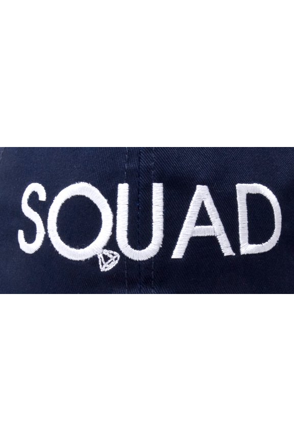 Bride Squad Baseball Cap Bridal Shower Bachelorette Dad Hat Navy Blue