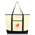 thumbnail image 1 of DALIX Chinese Zodiac Sign Tote Bag Astrology Gifts - Goat Black, 1 of 7