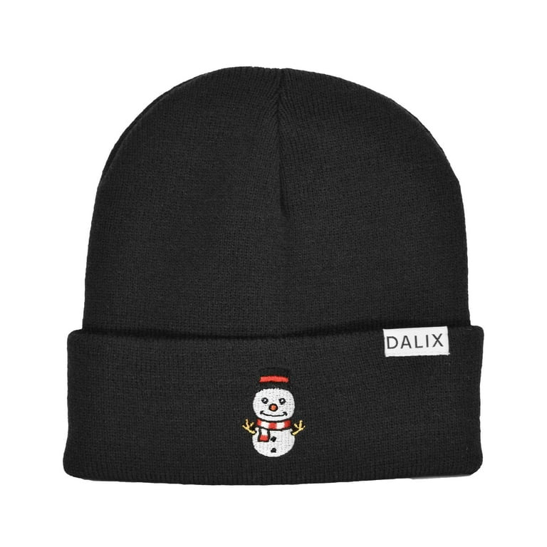 DALIX Christmas Cute Snowman Adult Beanie Warm Winter Cap