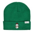 thumbnail image 1 of DALIX Christmas Cute Snowman Adult Beanie Warm Winter Cap Embroidered Hat Green, 1 of 4