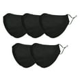 thumbnail image 1 of DALIX Cloth Face Mask Reuseable Washable in Black Made in USA - S-M Size (5 Pack), 1 of 5