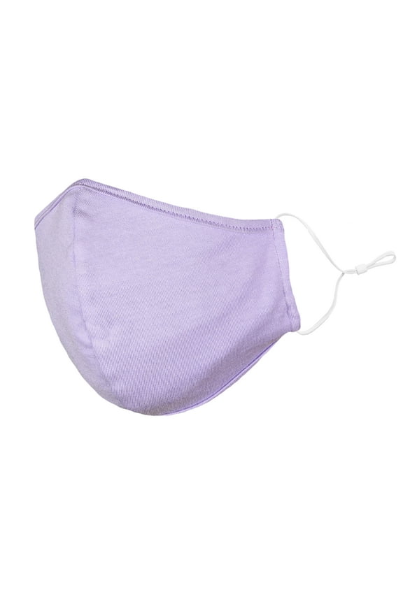 Cloth Face Mask Reuseable Washable in Lavender Made in USA - S-M Size