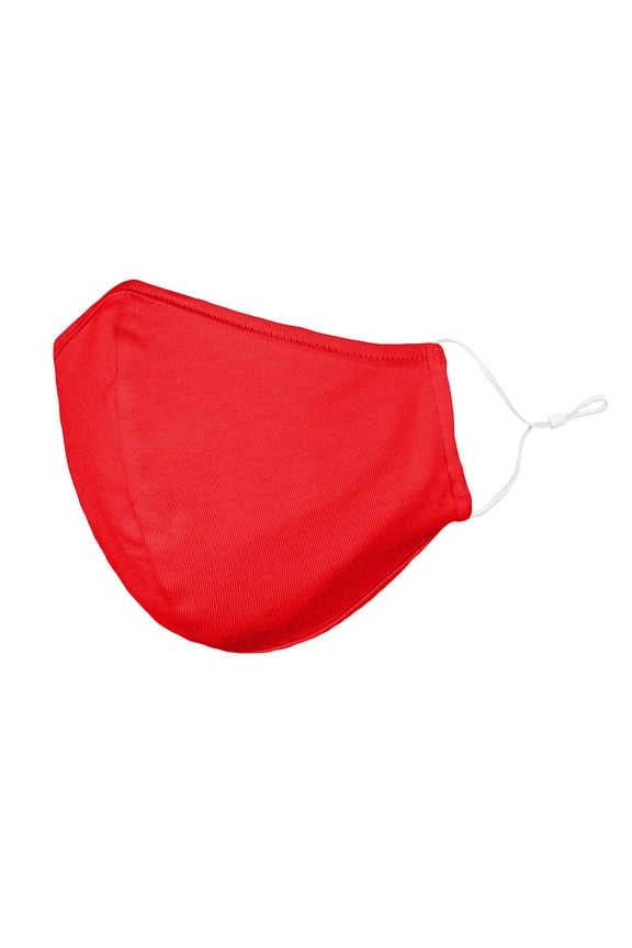 Cloth Face Mask Reuseable Washable in Red Made in USA - L-XL Size