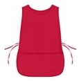 thumbnail image 1 of DALIX Cobbler Apron 2 Pockets Smock Regular Double Sided Aprons 28.5" x 18.5" in Red, 1 of 6