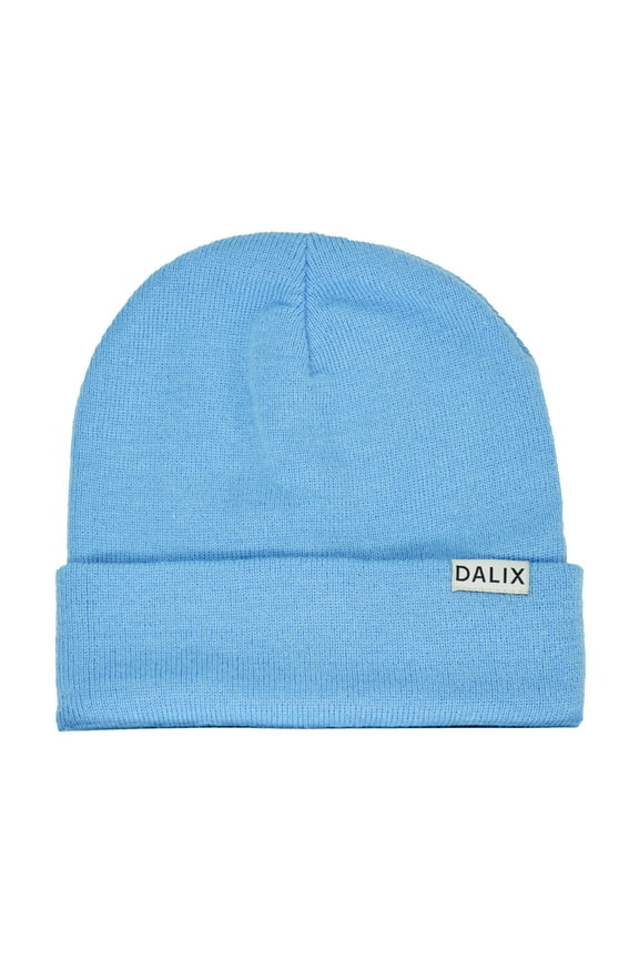 Cuff Beanie Cap 12" Baby Blue