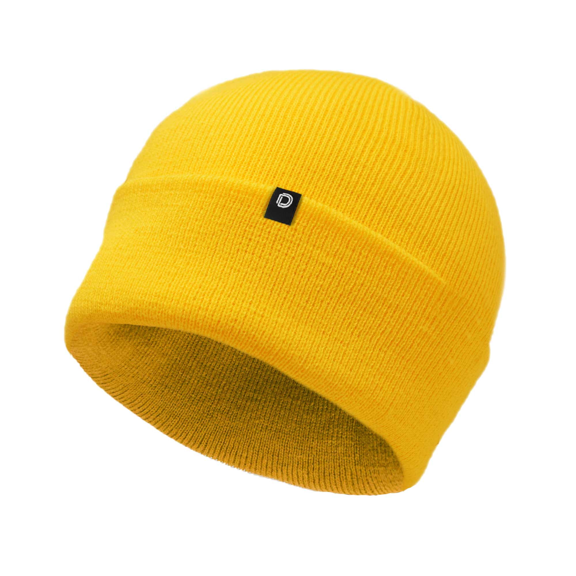 DALIX Cuff Beanie Colors)-Minion Yellow 14 (Comes in Cap 12