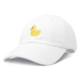 thumbnail image 1 of DALIX Cute Ducky Hat Youth Baseball Cap for Kids Girls and Boys in White, 1 of 7