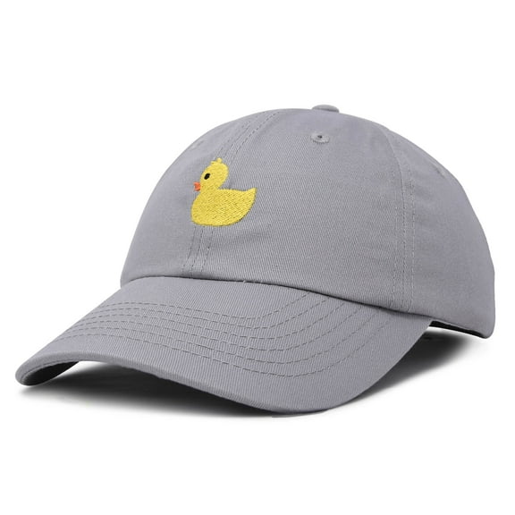 DALIX Cute Ducky Soft Baseball Cap Dad Hat in Gray