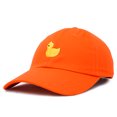 thumbnail image 1 of DALIX Cute Ducky Soft Baseball Cap Dad Hat in Orange, 1 of 7
