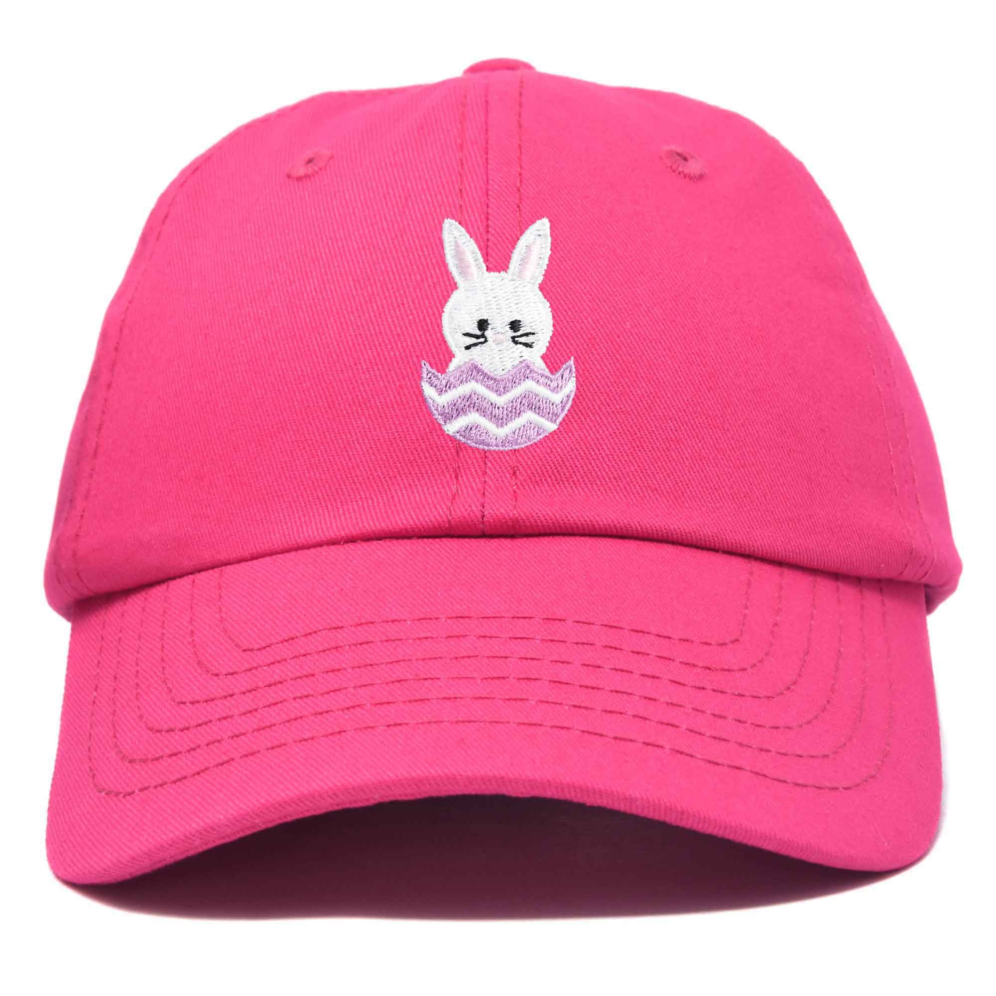 DALIX Cute Easter Bunny Kids Hat Embroidered Girls Baseball Cap in