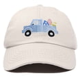 thumbnail image 1 of DALIX Cute Easter Egg Truck Kids Hat Embroidered Boys Baseball Cap in Beige, 1 of 6