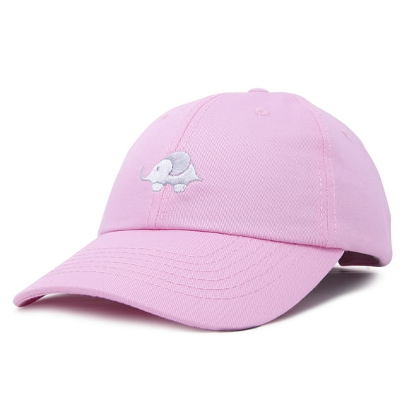 DALIX Cute Elephant Hat Cotton Baseball Cap in Light Pink