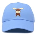 thumbnail image 1 of DALIX Cute Moose Hat Baseball Cap in Light Blue, 1 of 6