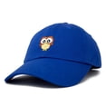 thumbnail image 1 of DALIX Cute Owl Hat Cotton Baseball Cap in Royal Blue, 1 of 7
