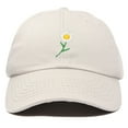 thumbnail image 1 of DALIX Daisy Flower Hat Womens Floral Baseball Cap in Beige, 1 of 6