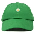 thumbnail image 1 of DALIX Daisy Flower Hat Womens Floral Baseball Cap in Kelly Green, 1 of 6