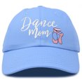 thumbnail image 1 of DALIX Dance Mom Hat Support Daughter Embroidered Cotton Cap in Light Blue, 1 of 6