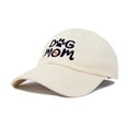 thumbnail image 1 of DALIX Dog Mom Baseball Cap Women's Hats Dad Hat in Beige, 1 of 7