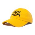thumbnail image 1 of DALIX Dog Mom Baseball Cap Women's Hats Dad Hat in Gold, 1 of 7